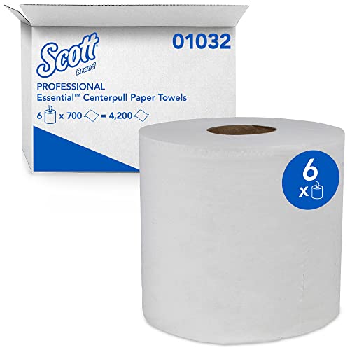 Scott Professional Center-Pull Bulk Paper Towels 6 Rolls of 700 Sheets Each