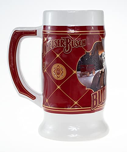 2022 Budweiser Limited Edition Clydesdale Holiday Stein Ceramic Mug Gift