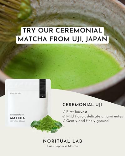 Ceremonial Matcha Uji - First Harvest - 2.50 oz - Pure Green Tea Powder from Japan - Premium Uji Matcha - NORITUAL LAB
