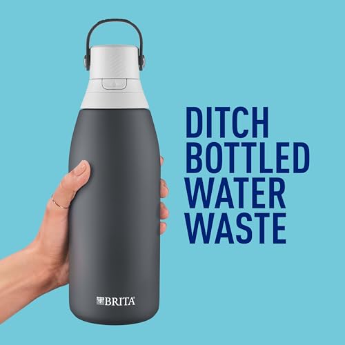 32oz Insulated Stainless Steel Water Bottle with Filter - BPA-Free Reusable