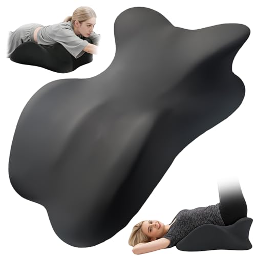 Lock Love Large Memory Foam Ergonomic Wedge Pillow for Couples, 27x17x9 inches