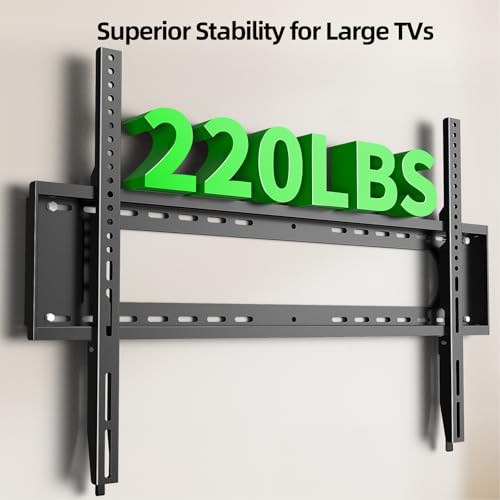 USX MOUNT Fixed TV Wall Mount 65-120 inch Up to 220 lbs Low Profile Bracket