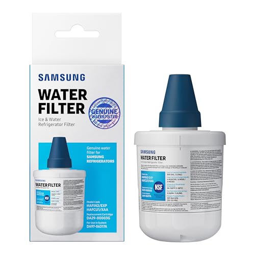 Samsung HAFCU1/XAA Genuine Refrigerator Water Filter, Reduces 99% of