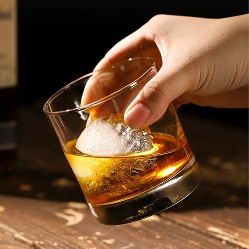 24PCS Clear Whiskey Old Fashioned Glass Set 10oz Heavy Base Rocks Barware