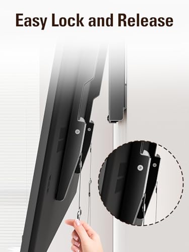 42-84 Inch Fixed TV Wall Mount for Flat & Curved Screens - Fits 16, 18, 24 Inch Studs