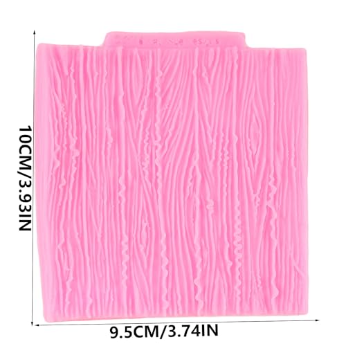 QDMOLDS Style D Wood Grain Tree Bark Silicone Mold for Cake Decorating