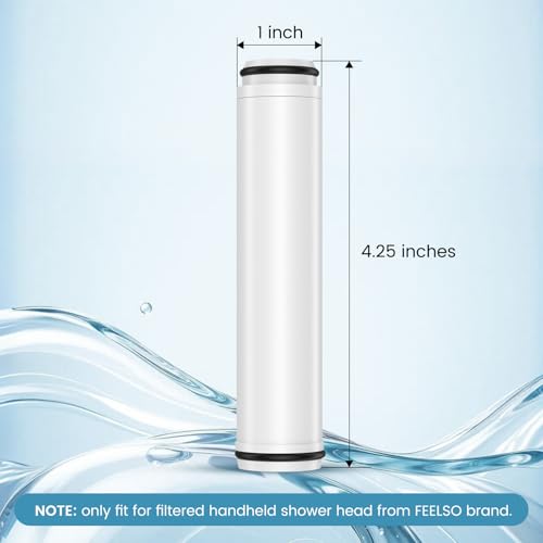 FEELSO Shower Filter for Handheld Shower Head - 4 Pack Replacement Filters