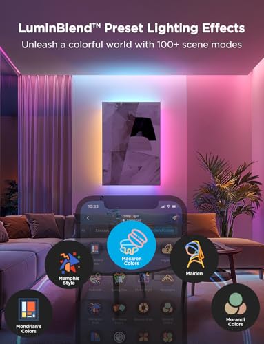 Govee RGBWWIC LED Strip Light 6.56ft with Smart Control & APP, WiFi, Voice Compatible