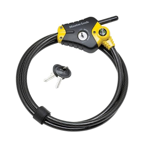 Master Lock 6' Python Cable Lock for Trail Cameras, Kayaks, Bikes 8413DPF