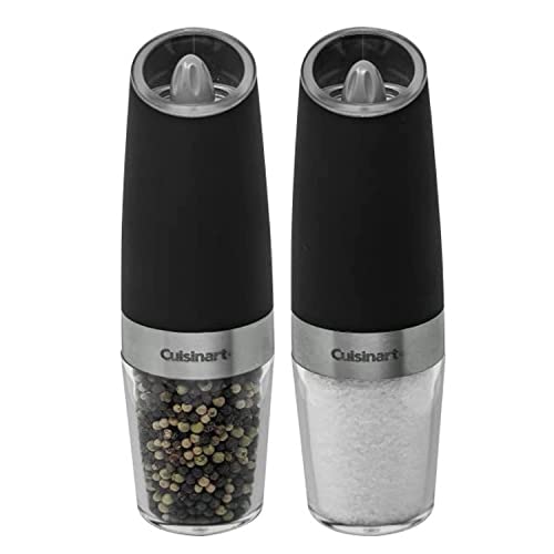 Cuisinart Gravity Salt and Pepper Grinder Set 8x2 Inch Automatic Operation