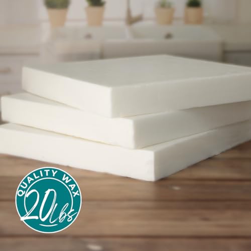 20 lb Coconut Soy Wax Slab for Candle Making - High Fragrance Load, Versatile
