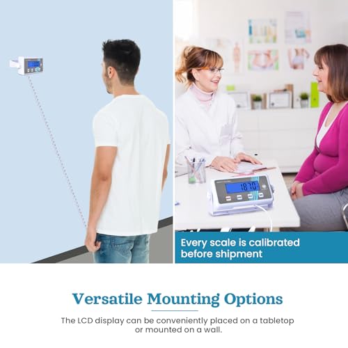 Extra Wide Body Weight Scale 440 lb for Medical Home & Wrestling Use - Variation of 440LB
