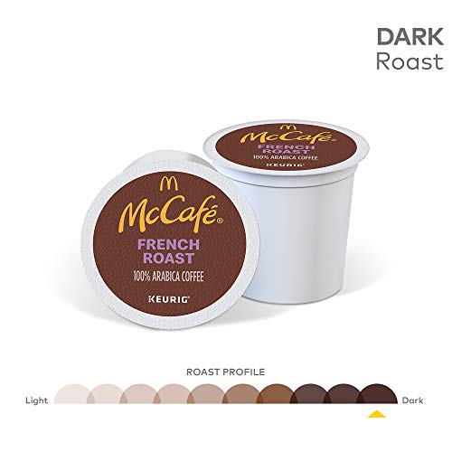 McCafé French Roast Coffee Pods 24 Count Pack of 4 for Keurig K-Cup Brewers