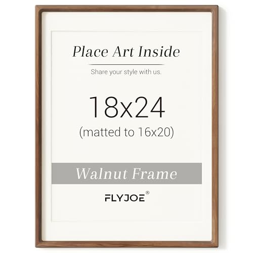 American Black Walnut Picture Frame Set of 2 - 18x24 Home Decor