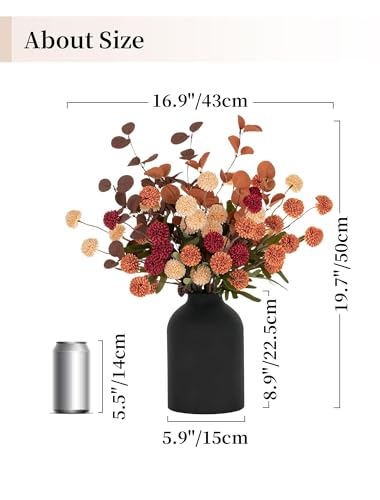 BLOSMON Faux Flowers Table Centerpiece for Dining Room, Fall Flower