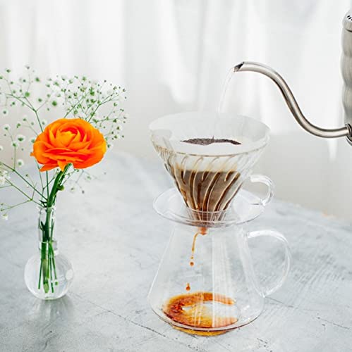 Pour Over Coffee Set with Glass Dripper and Cup - Variation of Glass Pour Over Set