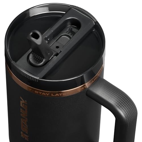40 oz Stanley Quencher ProTour Flip Straw Tumbler Messi Goat Black