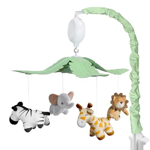 Jungle Safari Baby Crib Mobile with 35 Melodies & 3 Modes - Nursery Decor
