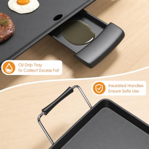 DORTALA 35-Inch Large Electric Griddle 2000W Nonstick Flat Top Cooker
