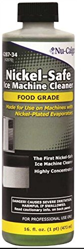 Nu-Calgon Nickel-Safe Ice Machine Cleaner 2 Pack, 16 oz Bottles