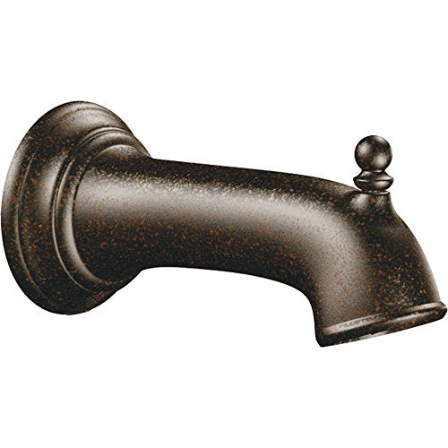 Moen 3857ORB Oil Rubbed Bronze Tub Diverter Spout 0.5 Inch Slip Fit