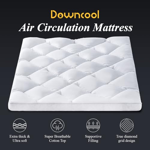 White Twin Mattress Topper 3 Inch Ultra Thick Supportive Memory Foam Bedding