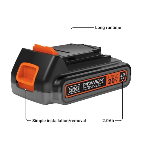 20V MAX Lithium Battery for Cordless Power Tools - 2.0Ah Powerconnect