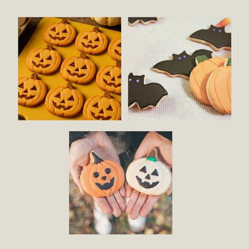 Horror-themed cookie cutters - Witch's Hat, Pumpkin, Ghost,