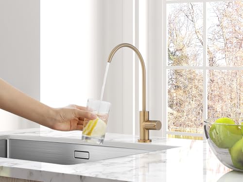 AguaStella AS09CPB Champagne Bronze Kitchen Water Filter Faucet for Reverse Osmosis Systems