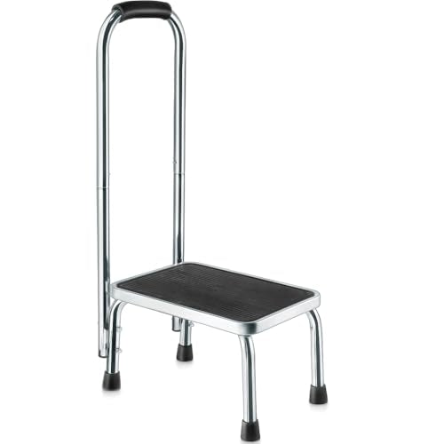Adult Step Stool with Handle for Kitchen Bathroom Bedroom