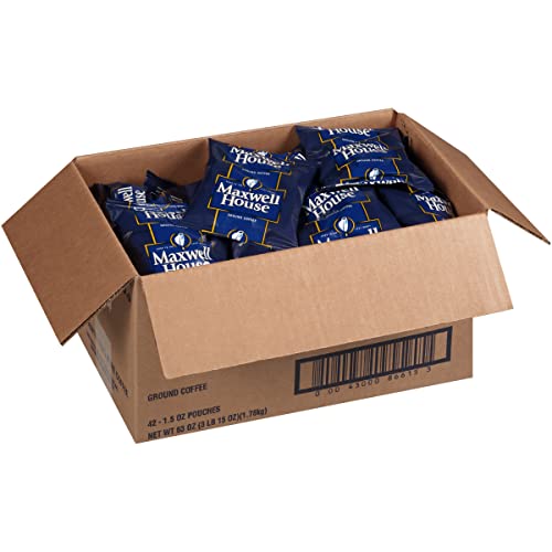 Maxwell House Medium Roast Ground Coffee Pack of 42, 1.5 oz Packets