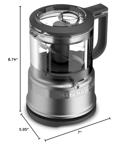 KitchenAid 3.5 Cup Food Chopper - Contour Silver, Model KFC3516CU