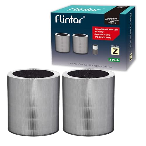 Replacement Air Purifier Filter Set for Winix C610 - 3-in-1 H13 HEPA & Activated Carbon - 2 Pack