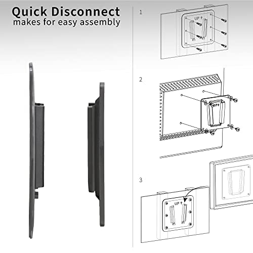VIVO RV Wall Mount for 100x100mm VESA Screens, 22 lbs, Articulating Arm