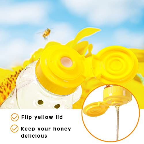 Thenshop 36 Pcs Honey Bear Bottles Plastic Empty Squeeze Jars,240 Ml/