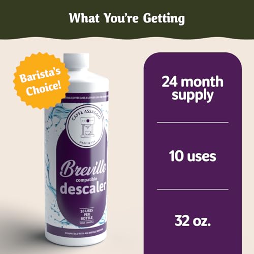 Breville Espresso Machine Descaler Kit - 10 Uses, Eco-Friendly Coffee Cleaner