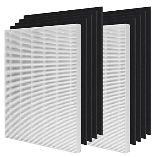 HEPA Air Purifier Filter Set Compatible with Winix D360 - 2 True HEPA & 8 Activated Carbon Filters