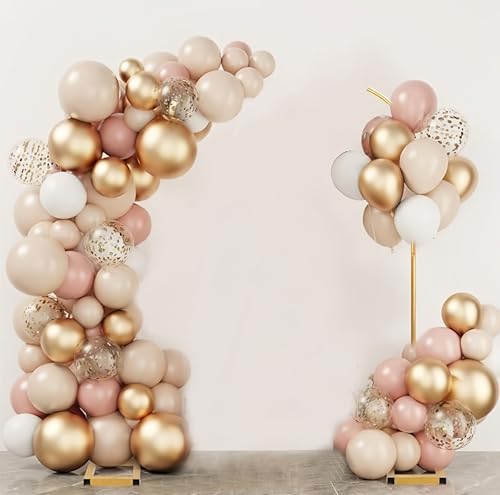 Metal Balloon Arch Stand Set of 2 for Wedding & Party Decor - Floral Backdrop Frame