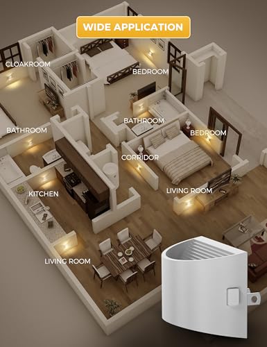 LED Night Lights Plug into Wall, Dimmable 3-Level Brightness, White 4 Pack 3000K Soft White