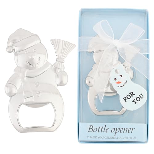Snowman Bottle Openers Gift Set (24 pcs) – Uezea, Frosty Holiday Party Favors