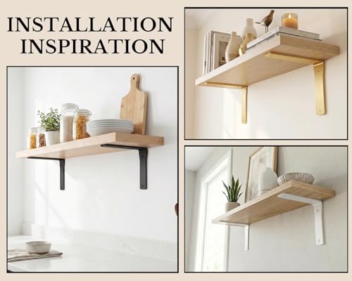 4 Pack Heavy Duty Shelf Brackets 16 Inch by Balin Designs –