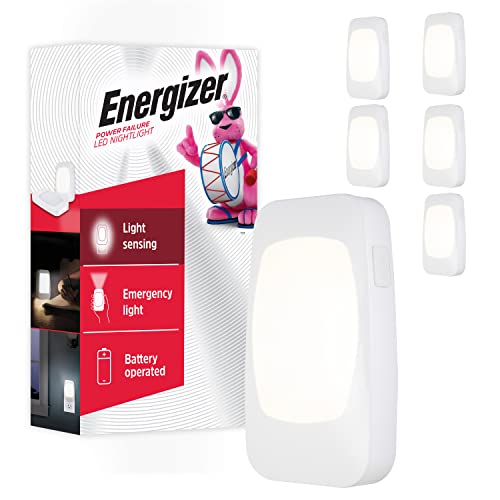Energizer Power Failure Night Light 6 Pack - 4-in-1 Rechargeable Emergency Lights