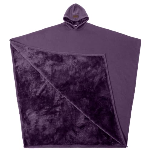 FREE THE SHEEP Eden Oversized Weighted Hoodie Cloak with Faux Fur Liner - Arcane, 5'7-5'10"