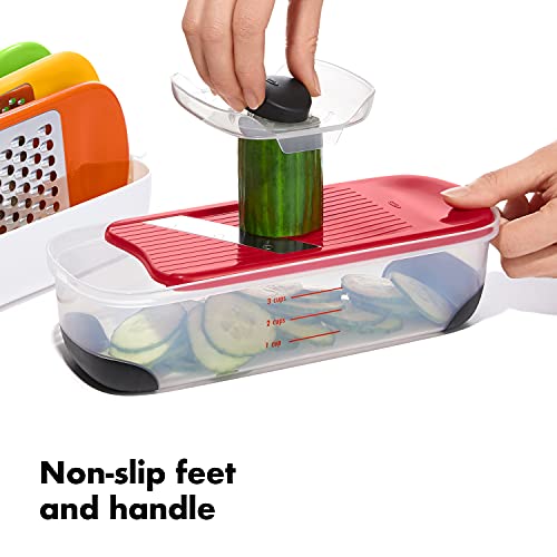 OXO Good Grips Complete Grate and Slice Set with Safety Food Holder