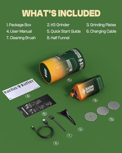 Electric Spice Grinder 5g - Rechargeable One-Hand Mill for Soft Spices