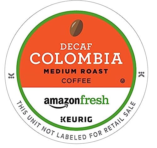 Decaf Colombia Medium Roast K-Cups - 80 Count Compatible with Keurig - AmazonFresh