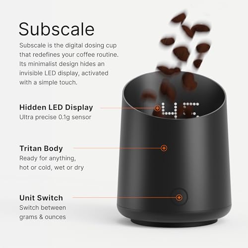 Digital Dosing Cup with LED Display for Coffee & Kitchen Use
