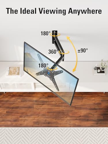 Mounting Dream Long Arm TV Wall Mount 26-65 Inch Full Motion Adjustable Bracket