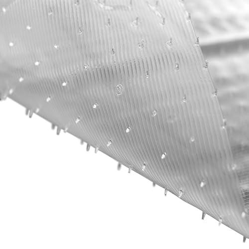 Resilia 2'3" x 25' Low-Pile Carpet Runner Non Slip Vinyl Floor Protector - Washable, Made in USA