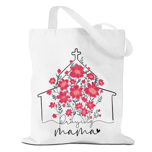 Mama Mom Tote Bag Birthday Gifts Canvas Bag, Reusable Shoulder Bags